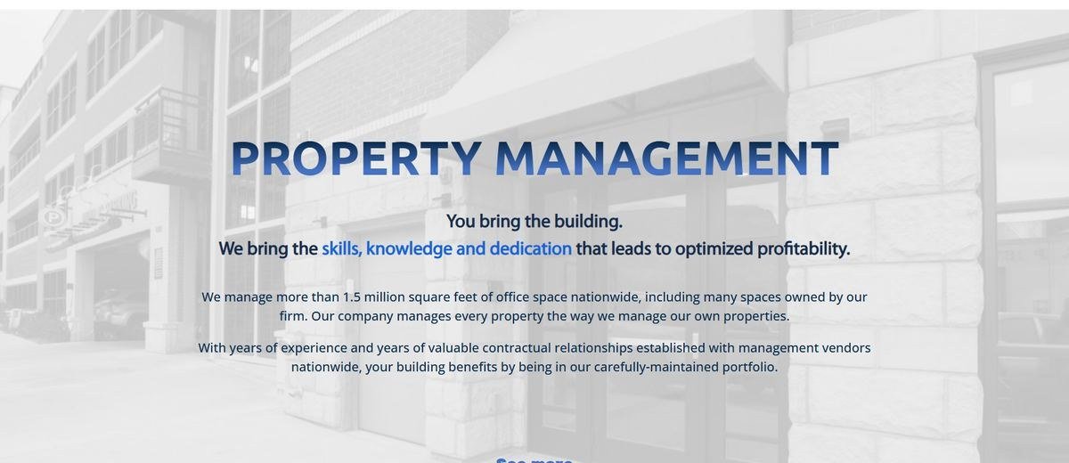 Aardex Real Estate Services (ARES) website screenshot 3