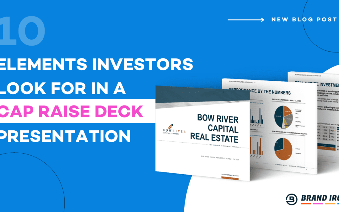 10 Elements Investors Look for in a Capital Raise Presentation